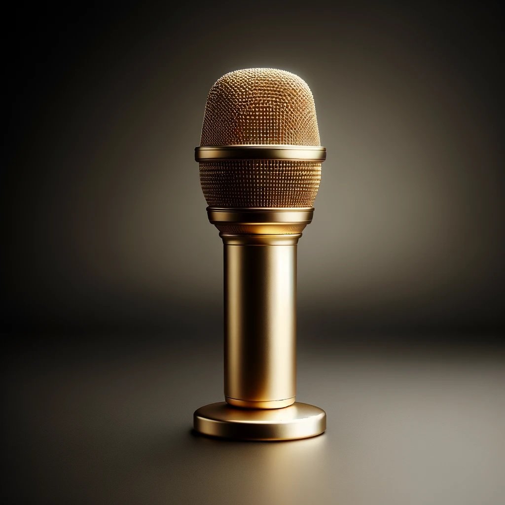 Gold Microphone