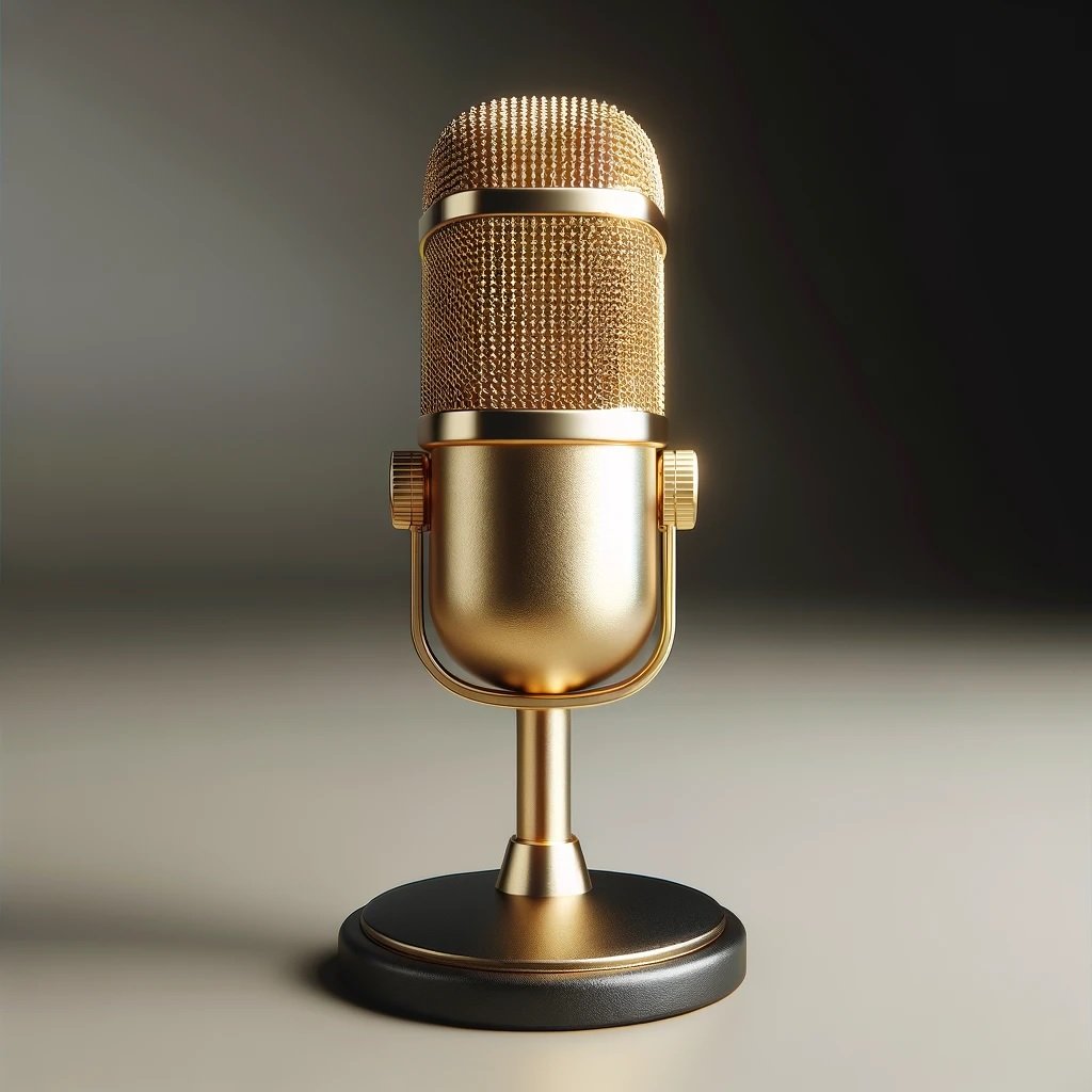 Gold Microphone