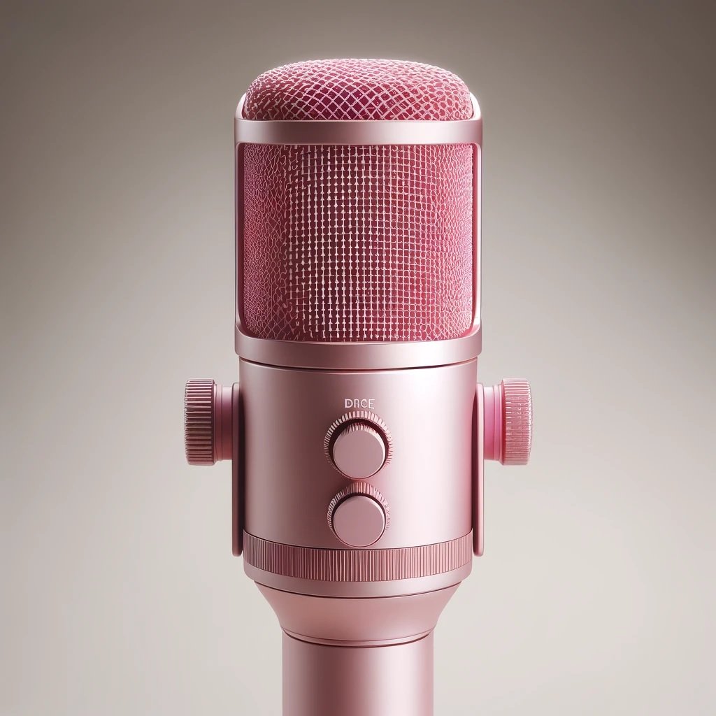 Pink Microphone