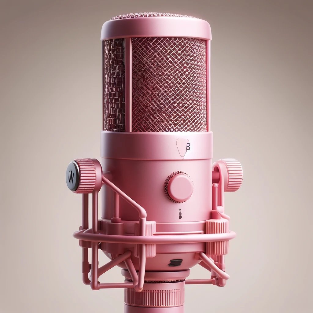 Pink Microphone